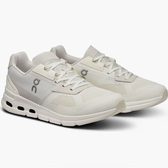 ON CLOUDRIFT white frost running athletic training lace up shoes sneakers sz 7.5 - Picture 1 of 8